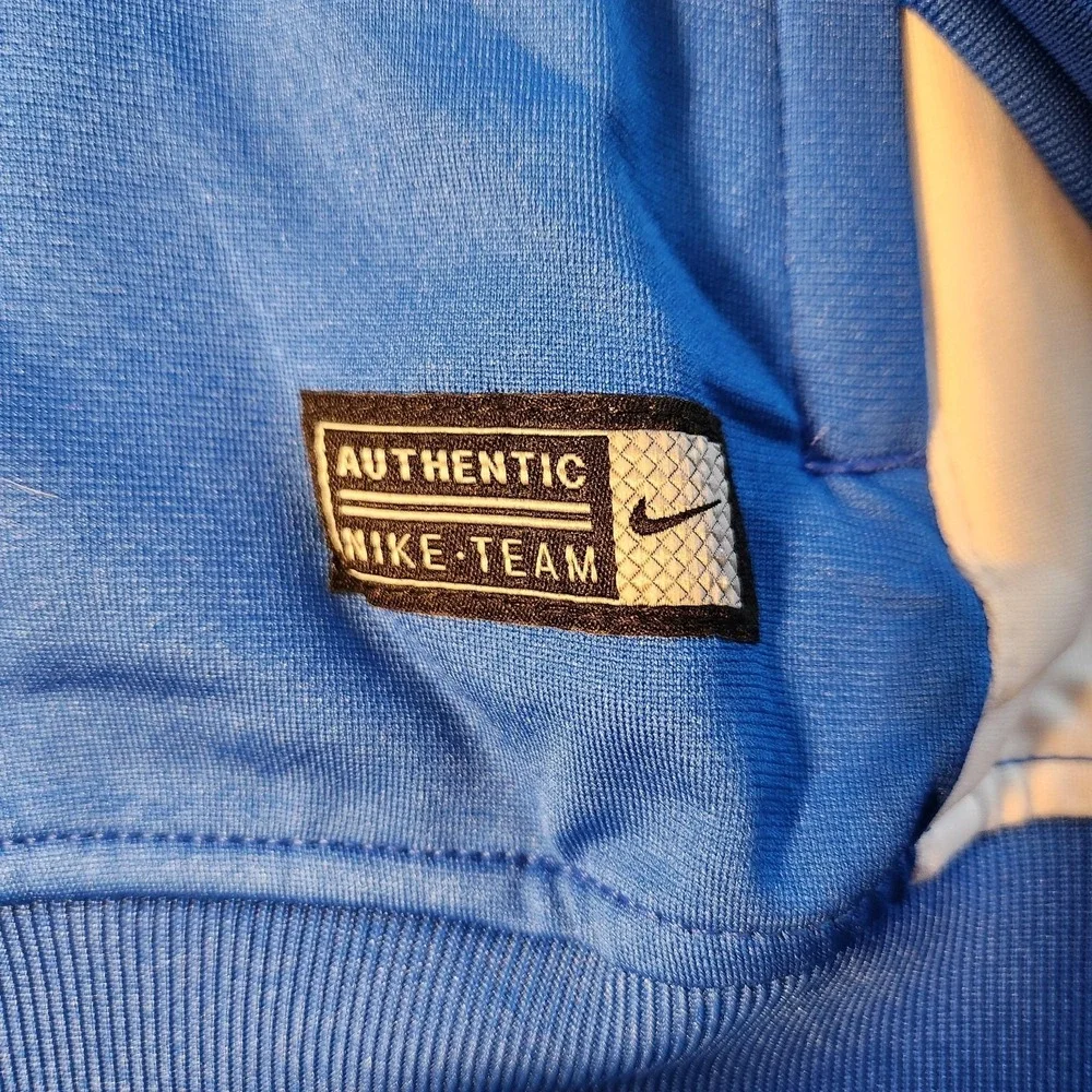 Nike Jacket Womens Small Blue White Dri Fit Full Zip Stay Warm Authentic‎ Team